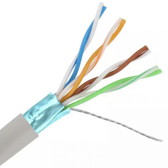 24AWG 4쌍 PVC 커버 솔리드 나동 초5종 FTP 네트워크 케이블